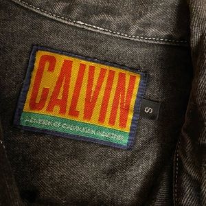 Vintage Calvin Klein  black stone washed Jacket